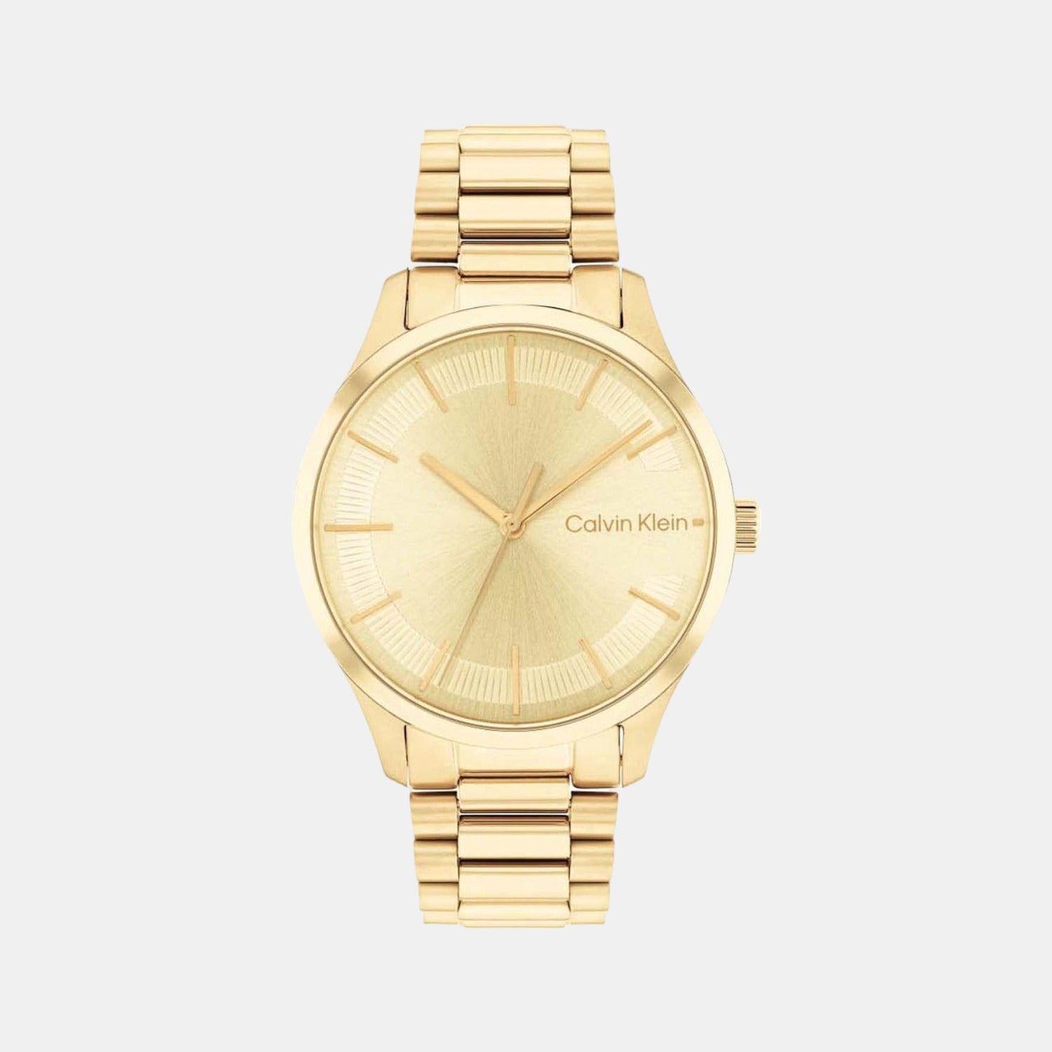 Calvin Klein Round Yellow Analog watch