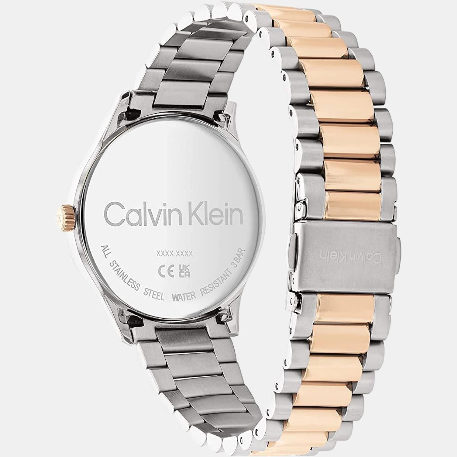 Calvin Klein Unisex Round Silver watch
