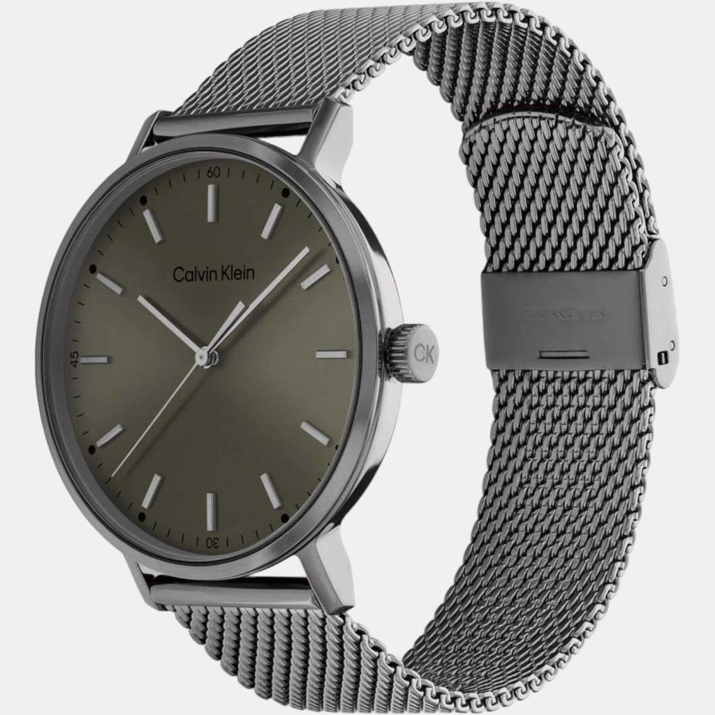 Calvin Klein Men Round Green watch