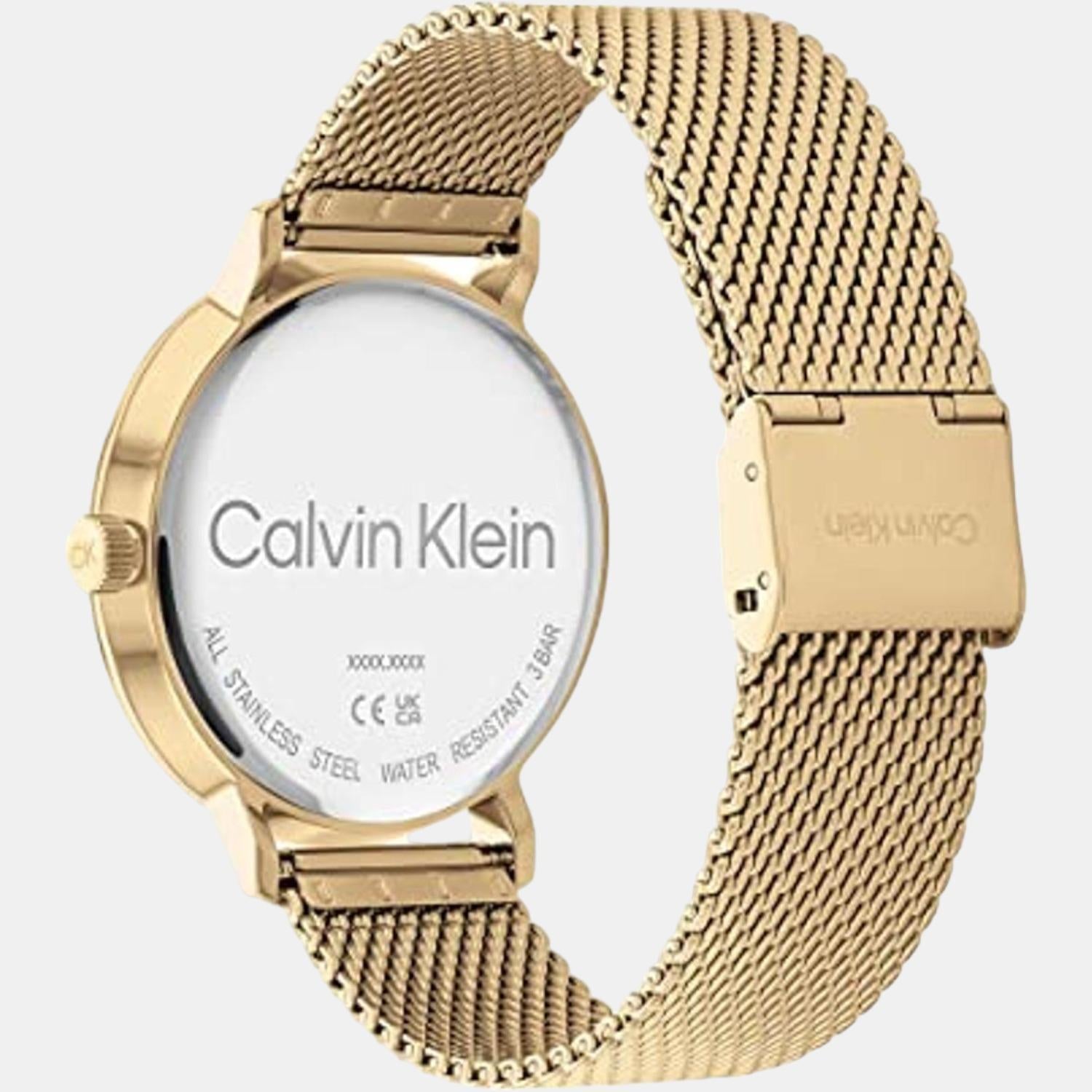 Calvin Klein Men Round Black watch