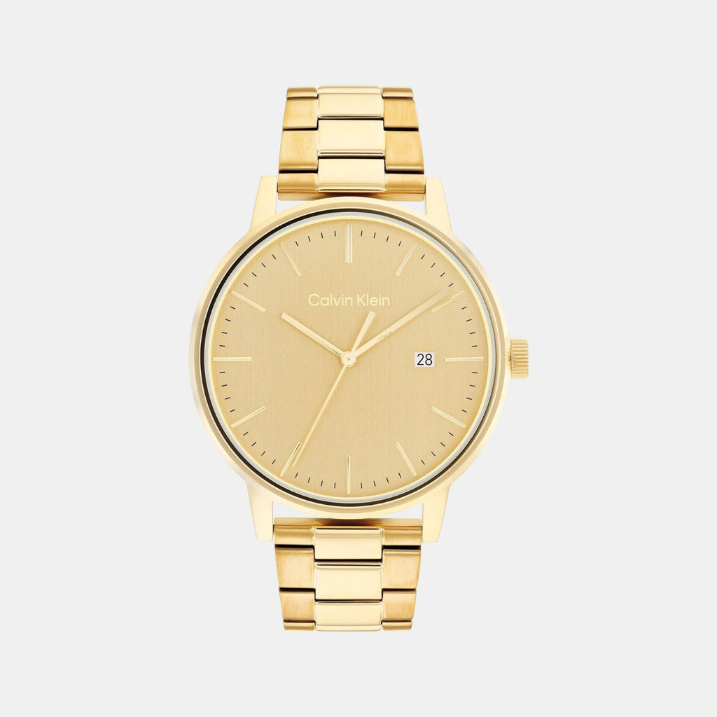 Calvin Klein Round Gold Analog watch