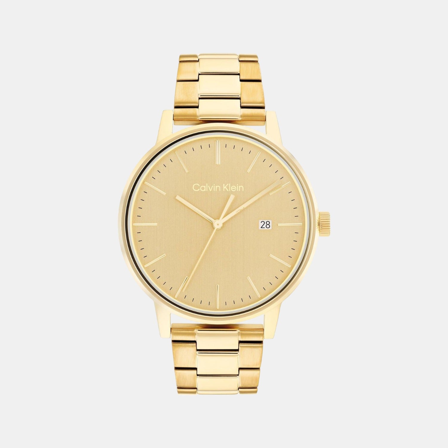 Calvin Klein Round Gold Analog watch