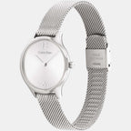 Calvin Klein Women Round Silver watch