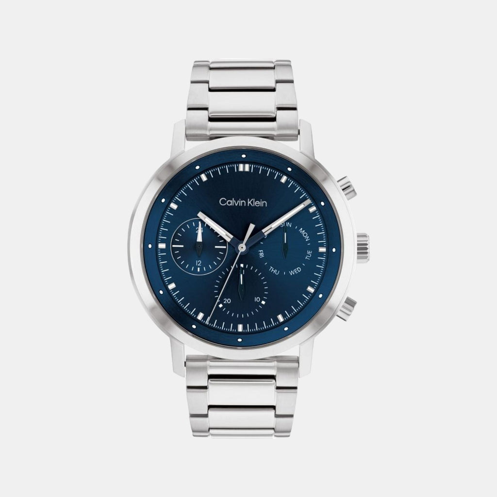 Calvin Klein Round Blue Chronograph watch