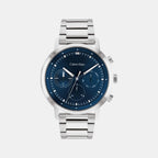Calvin Klein Round Blue Chronograph watch