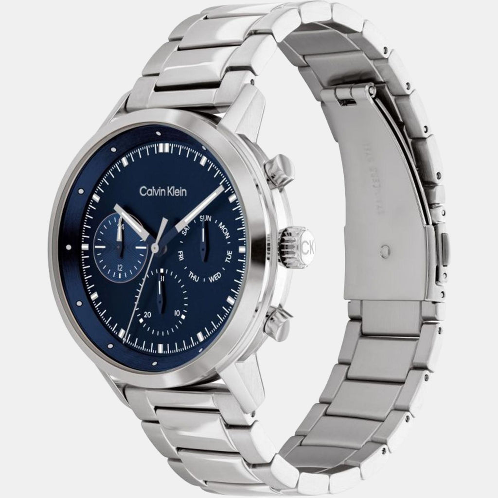 Calvin Klein Men Round Blue watch