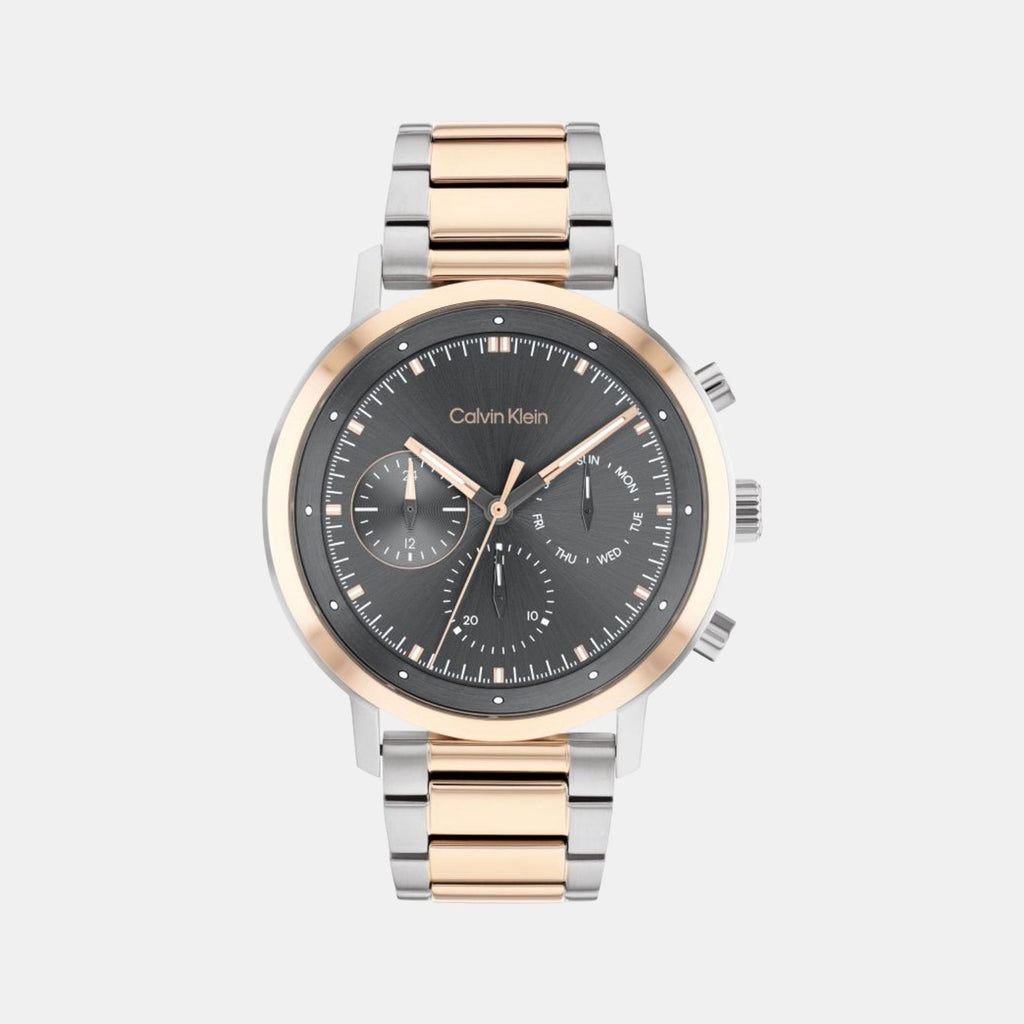 Calvin Klein Round Grey Chronograph watch