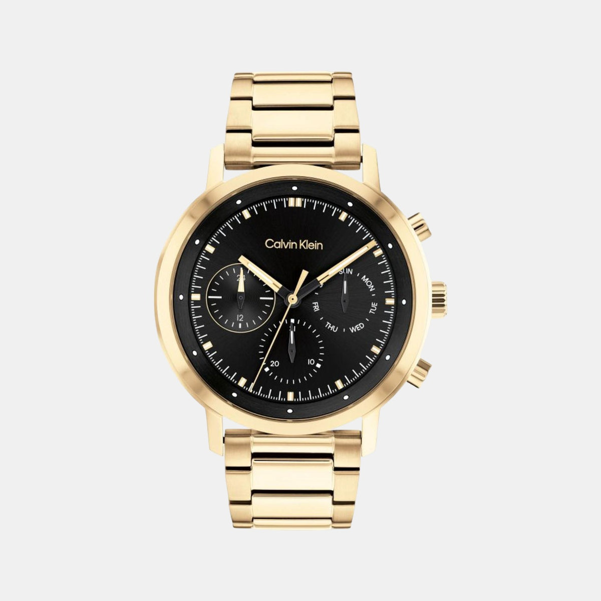 Calvin Klein Round Black Chronograph watch