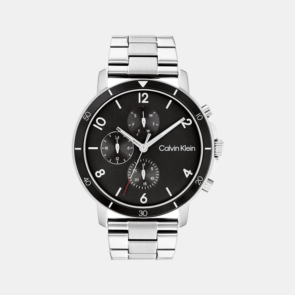 Calvin Klein Round Black Chronograph watch