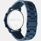 Calvin Klein Men Round Blue watch