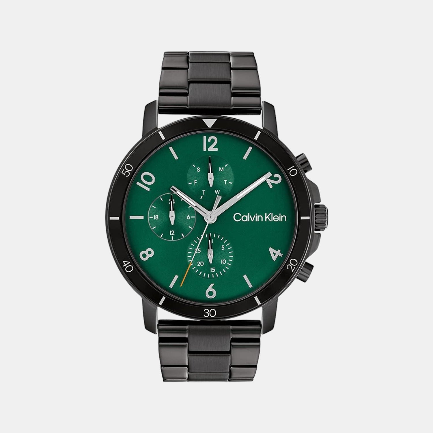 Calvin Klein Round Green Chronograph watch