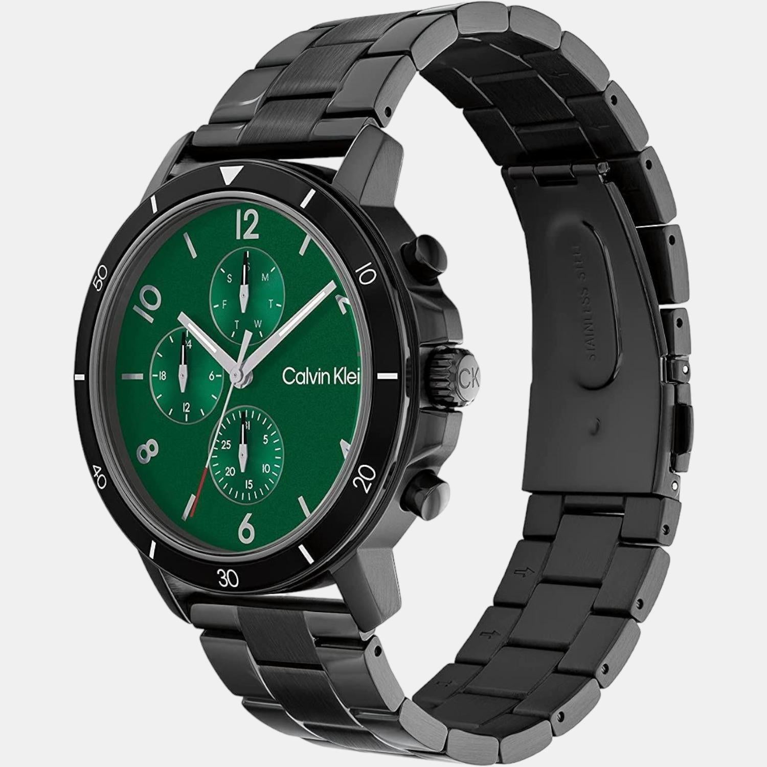 Calvin klein green outlet watch