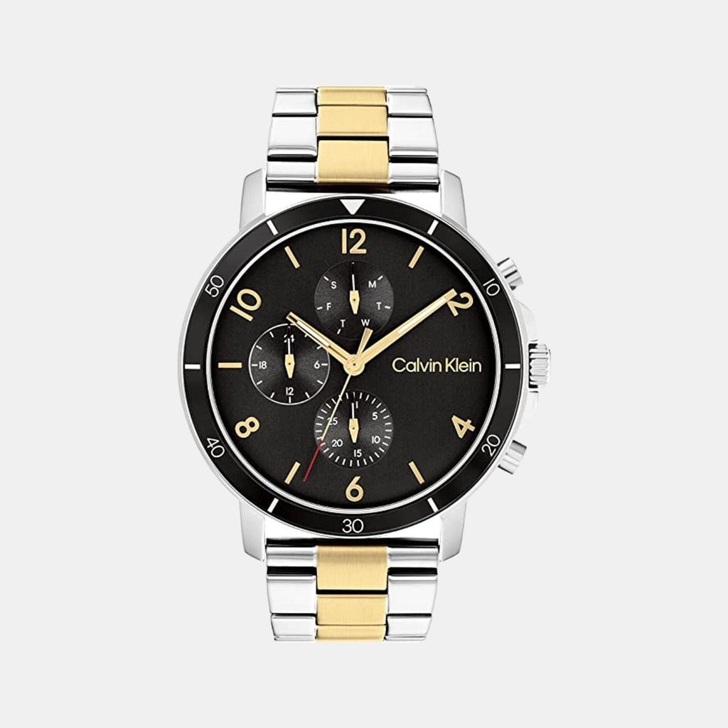 Calvin Klein Round Black Chronograph watch