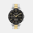 Calvin Klein Round Black Chronograph watch