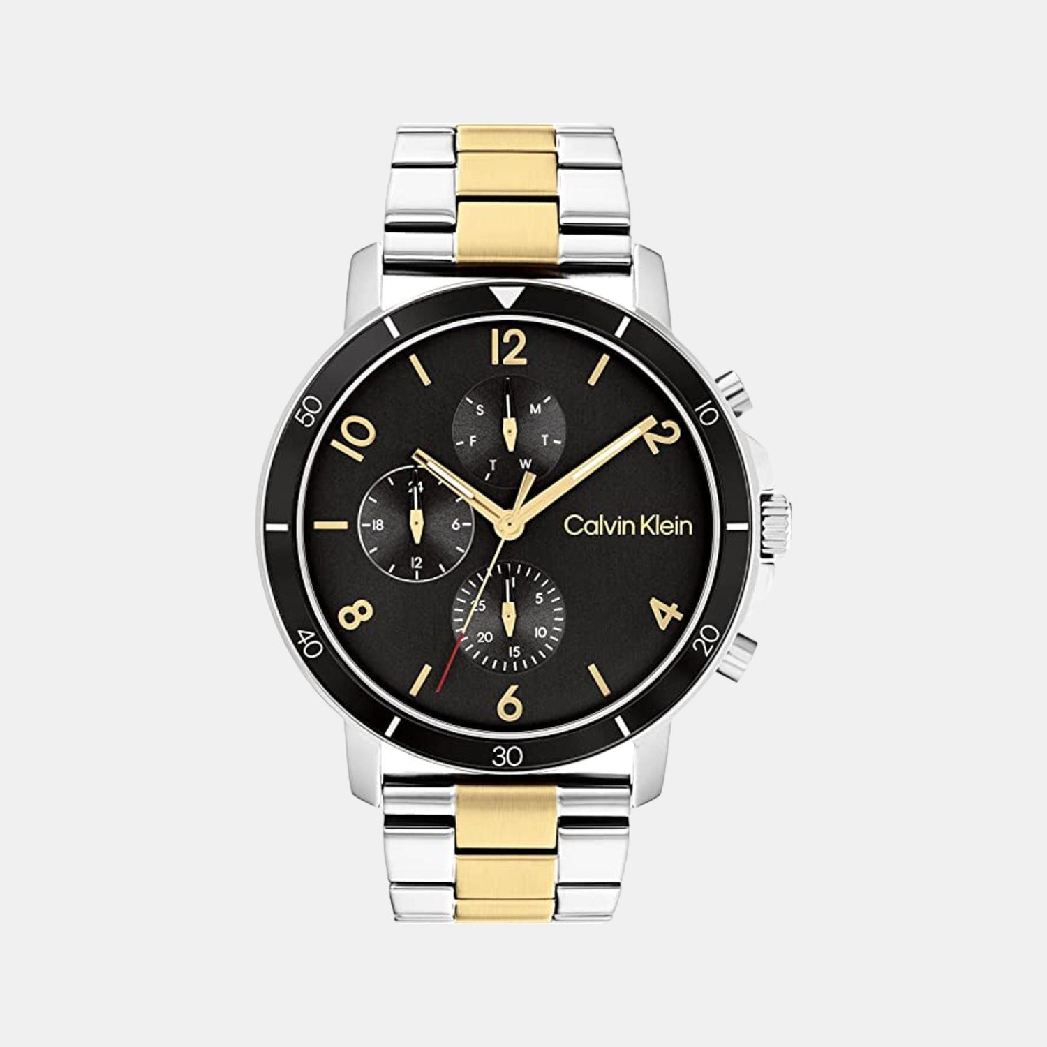Calvin Klein Round Black Chronograph watch