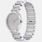 Calvin Klein Women Round Silver watch