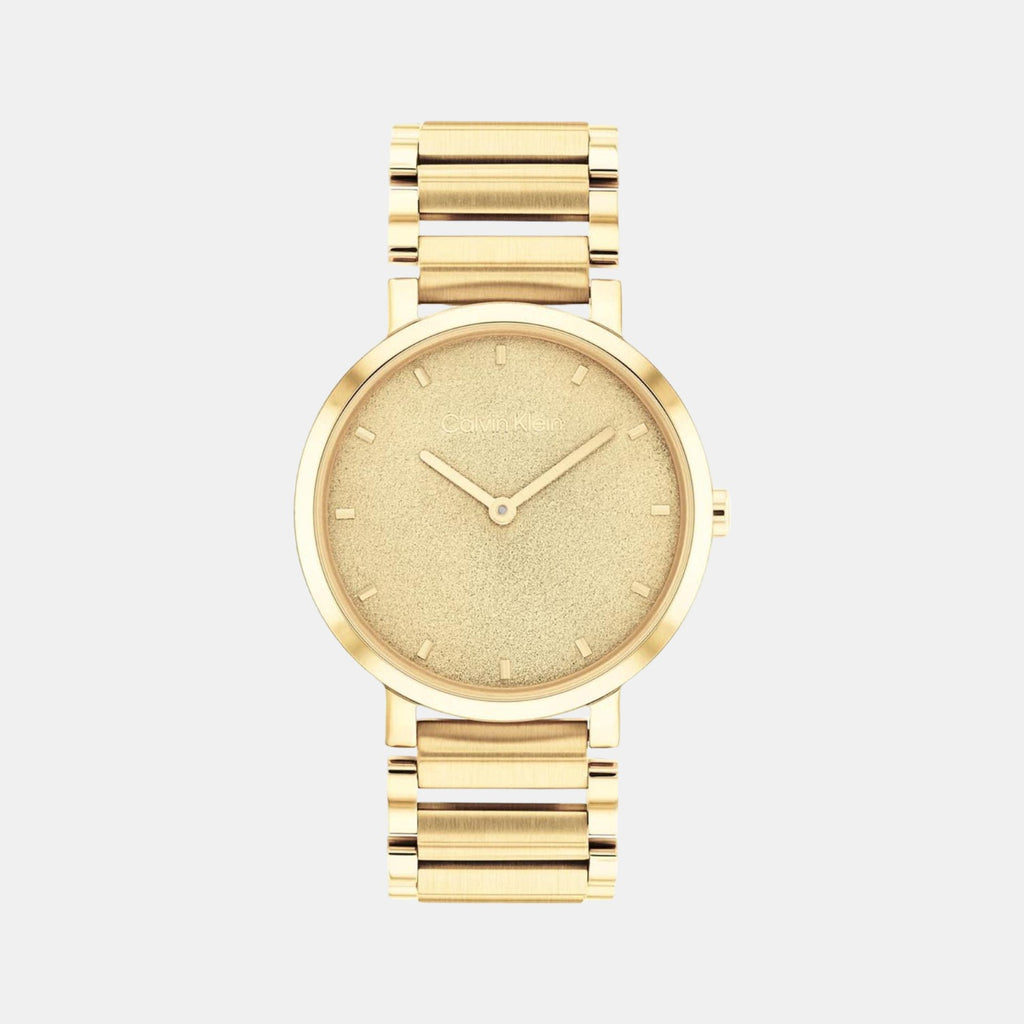 Calvin Klein Round Gold Analog watch