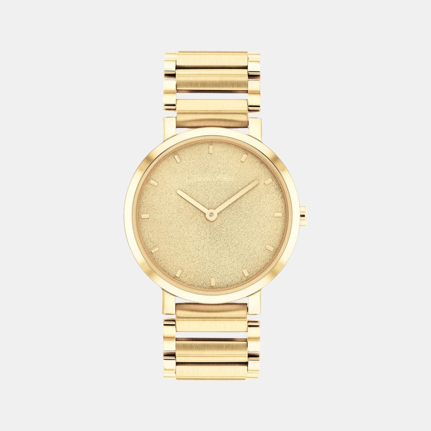 Calvin Klein Round Gold Analog watch