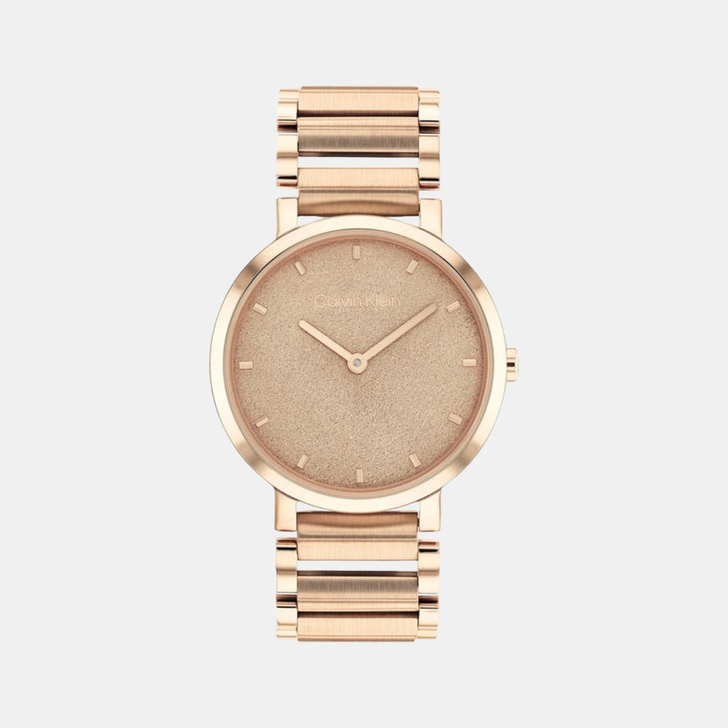 Calvin Klein Round Gold Analog watch