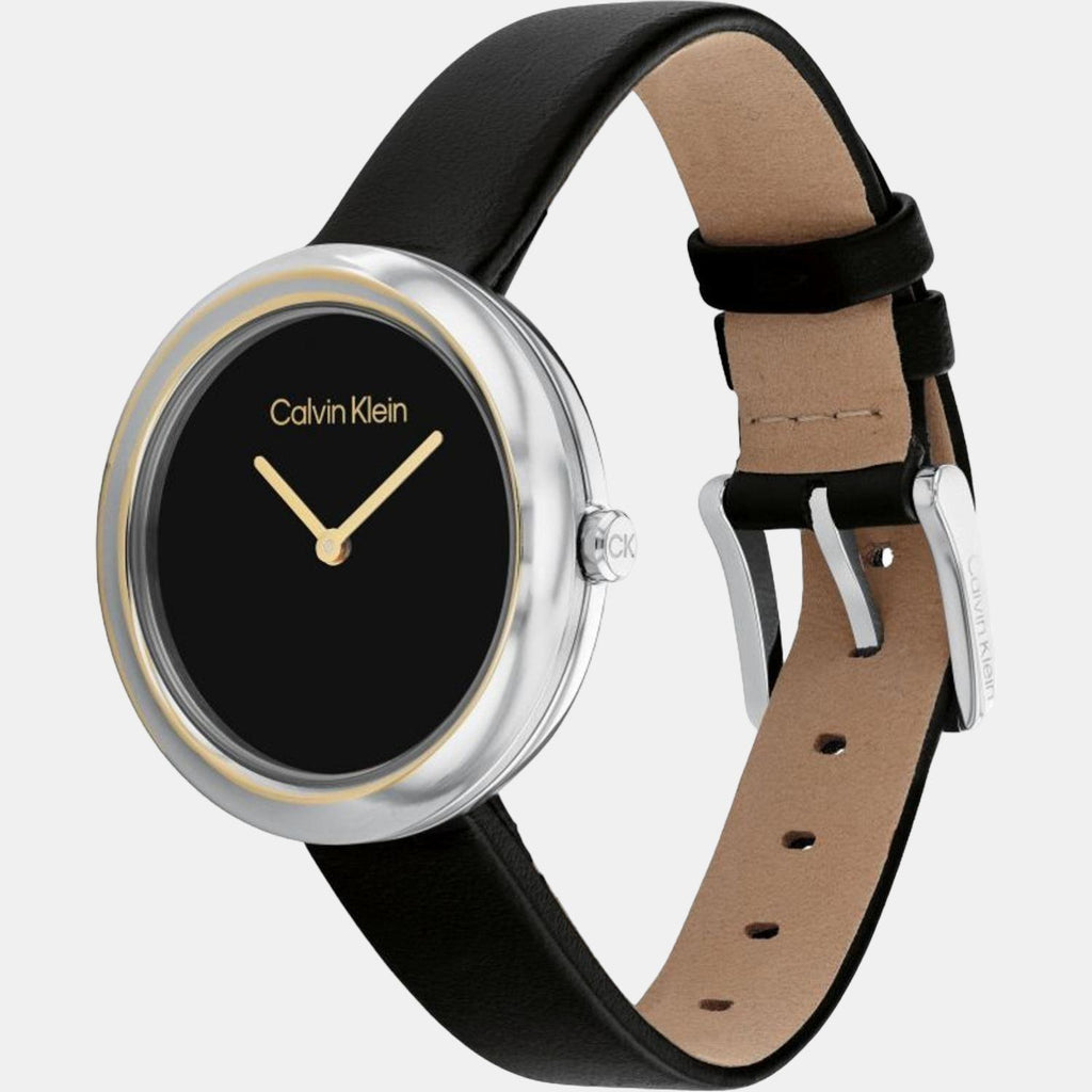 Calvin Klein Men Round Black watch