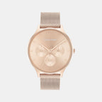 Calvin Klein Round Rose Gold Chronograph watch