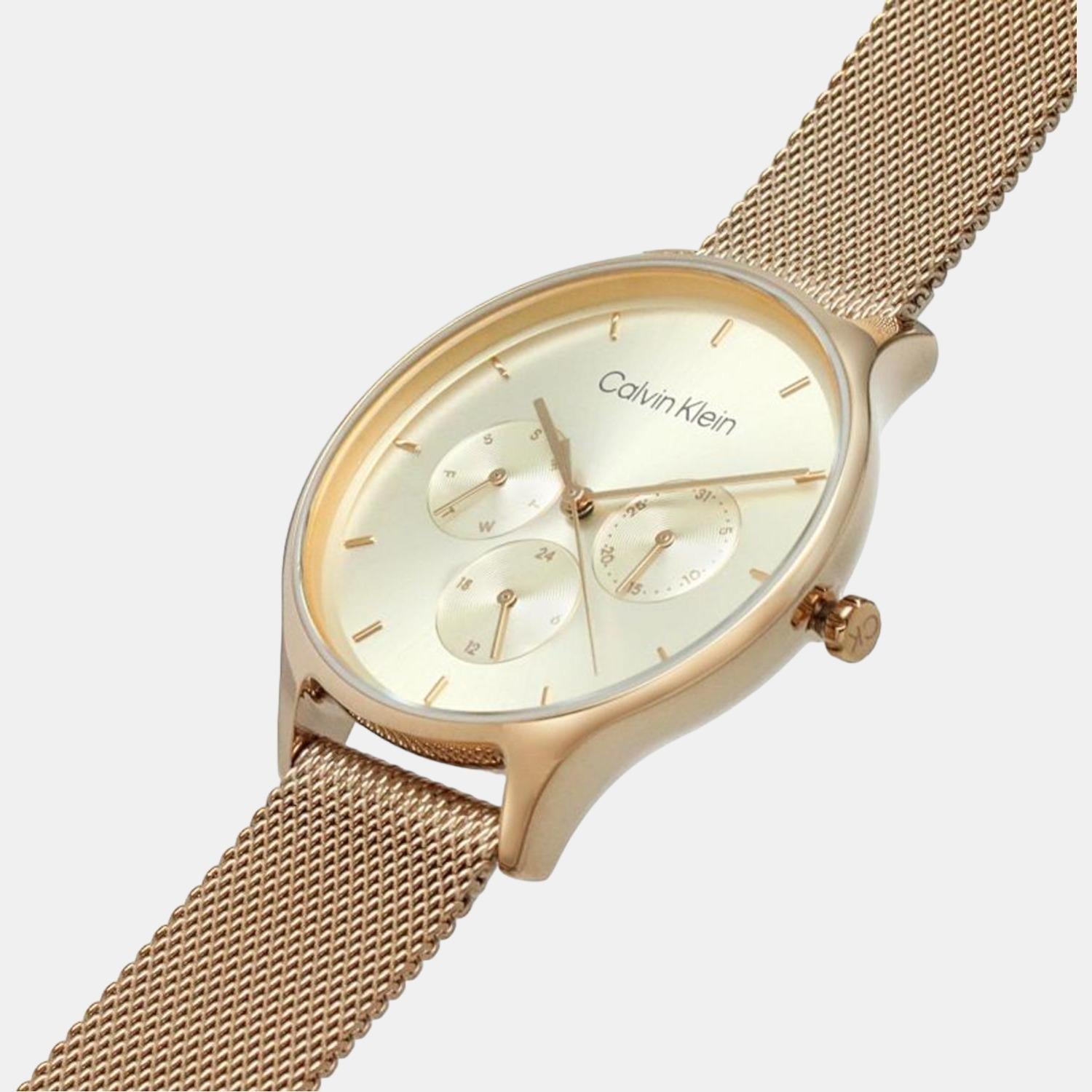Calvin Klein Stainless Steel Rose Gold watch