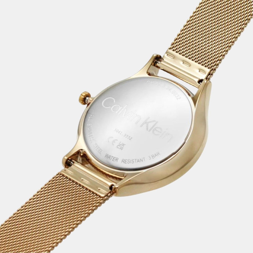 Calvin Klein 38 mm Rose Gold Quartz watch