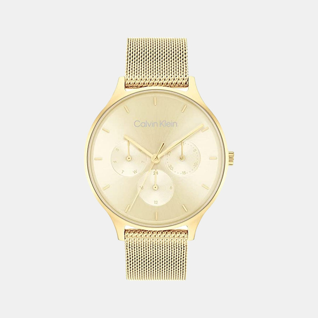 Calvin Klein Round Yellow Multi-Function watch