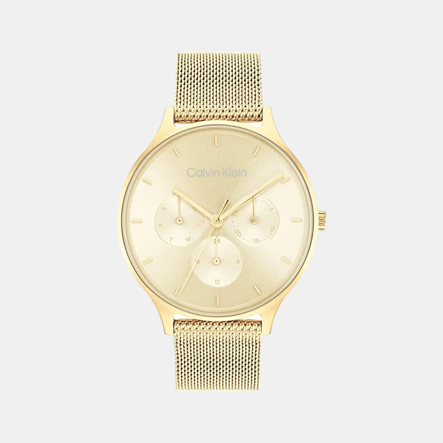 Calvin Klein Round Yellow Multi-Function watch