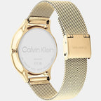 Calvin Klein Women Round Yellow watch