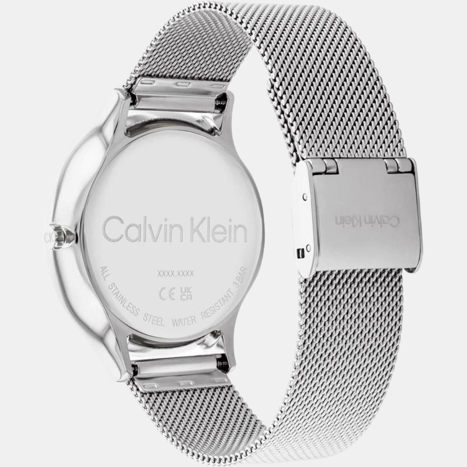 Calvin klein stainless steel deals back water resistant price