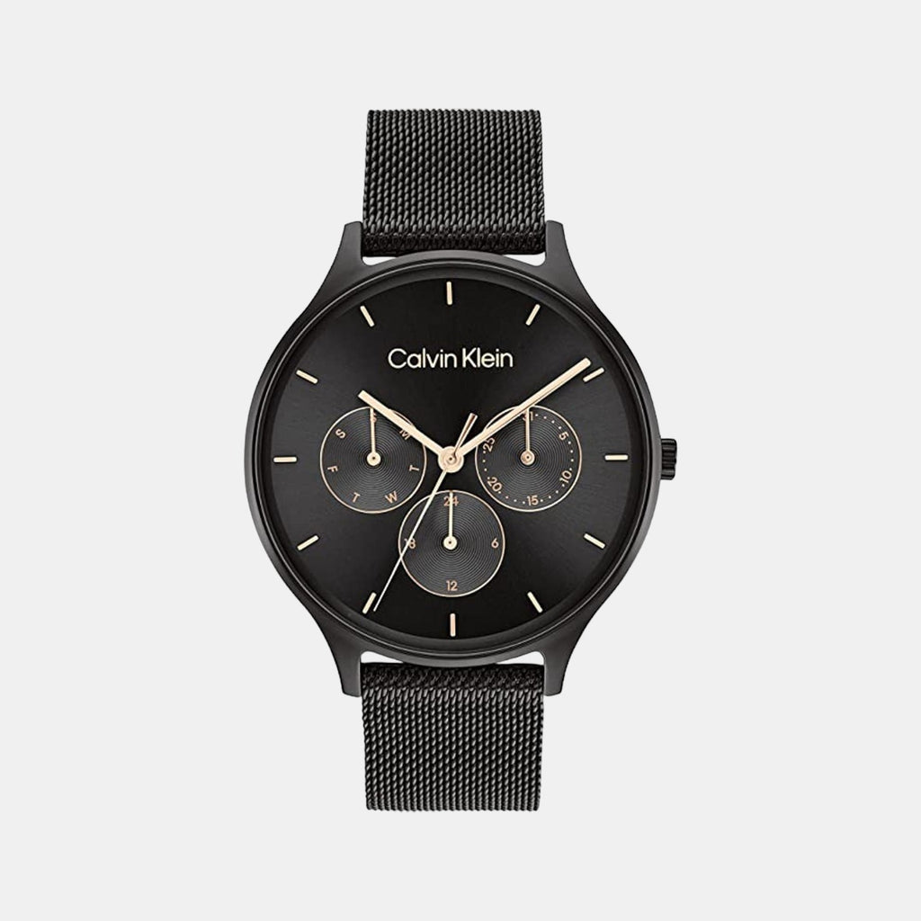 Calvin Klein Round Black Multi-Function watch