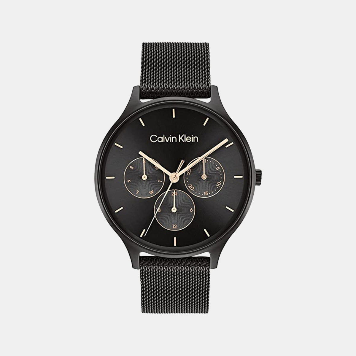 Calvin Klein Round Black Multi-Function watch
