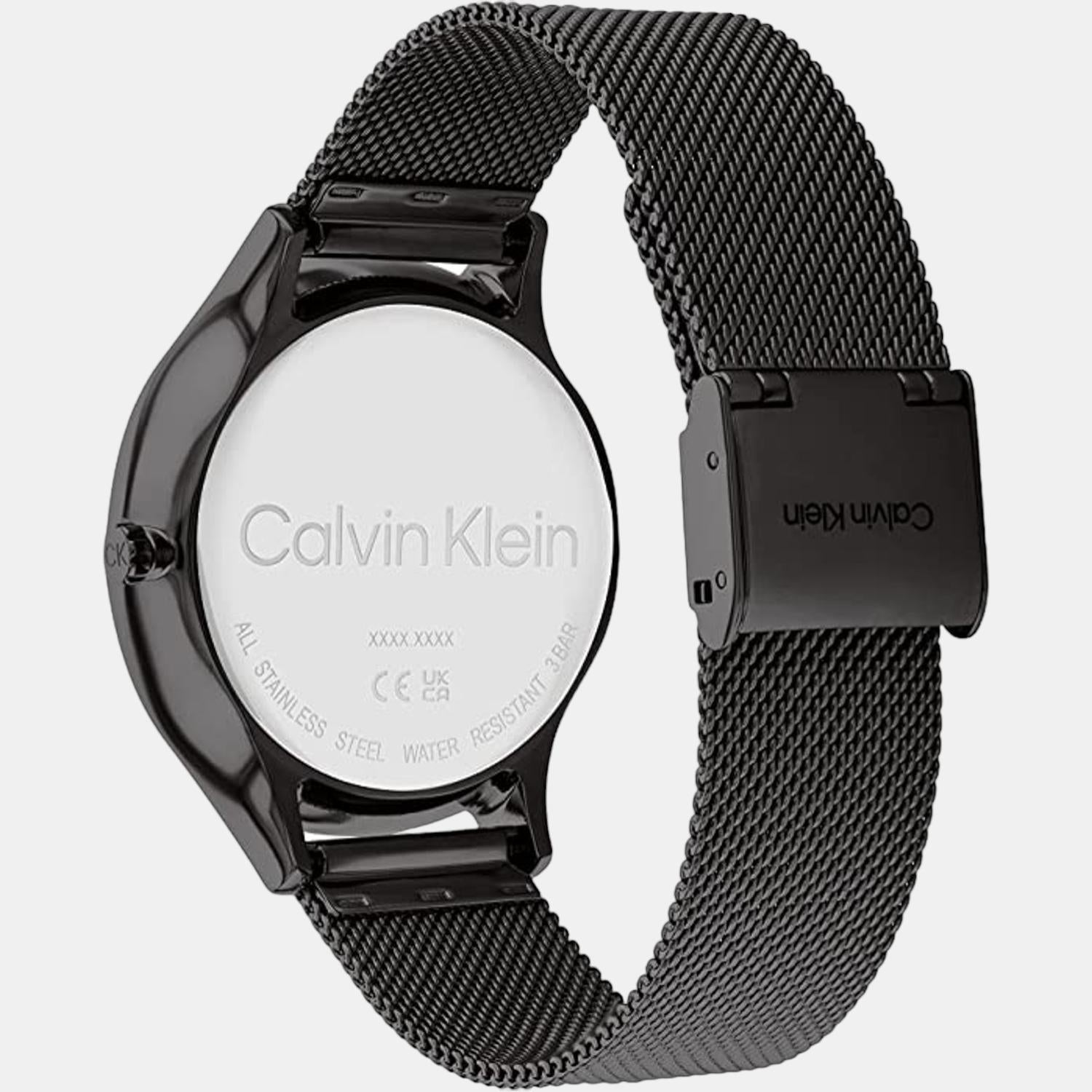 Calvin Klein Women Round Black watch