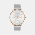 Calvin Klein Round Silver Chronograph watch