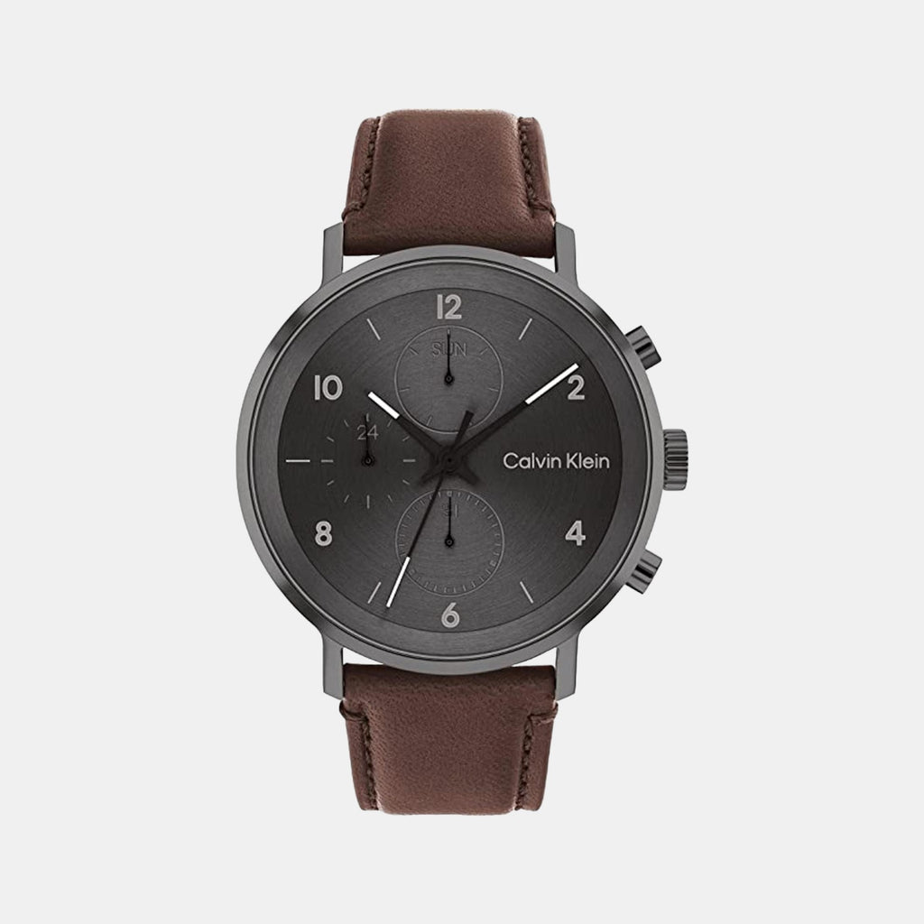 Calvin Klein Round Grey Chronograph watch