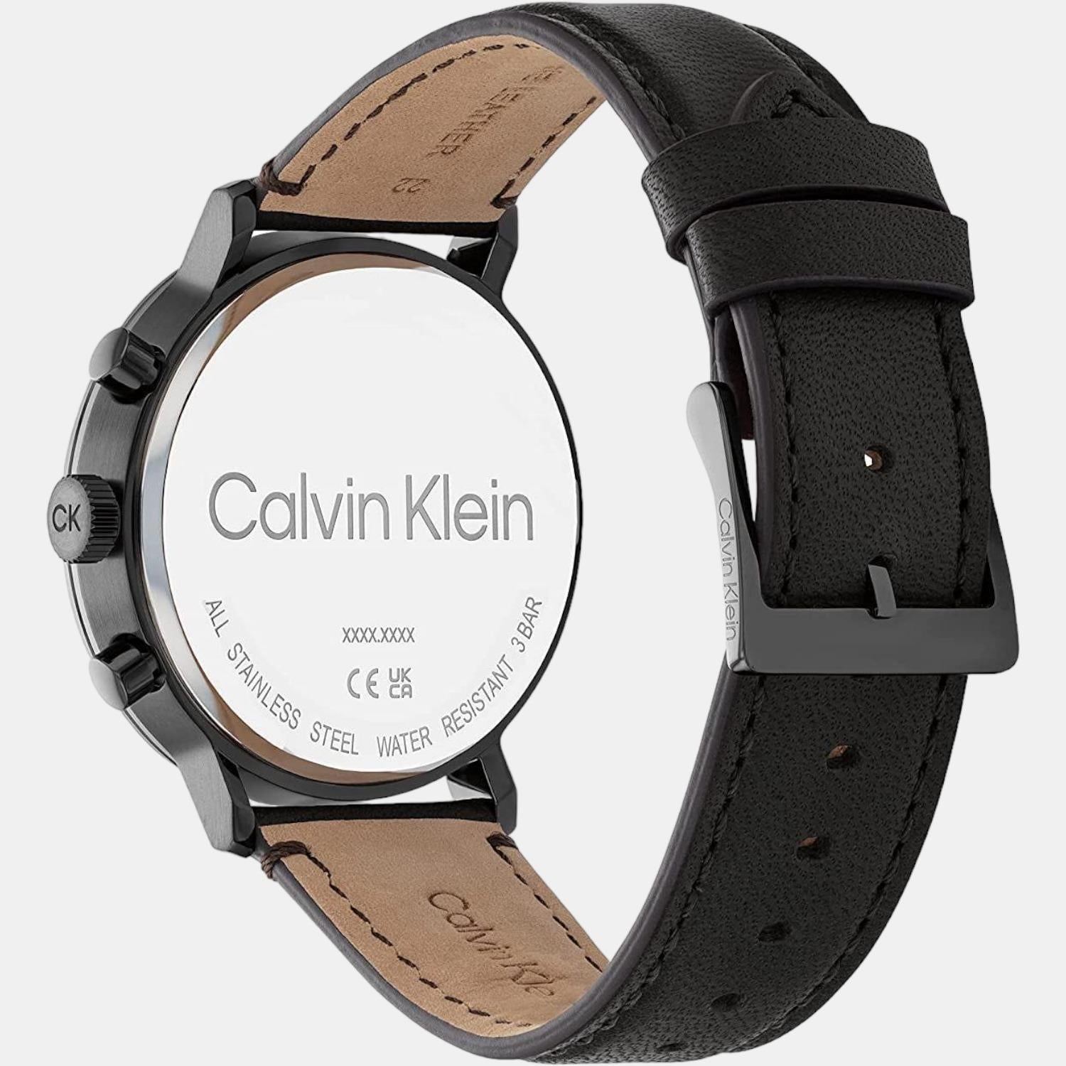 Calvin Klein Men Round Grey watch