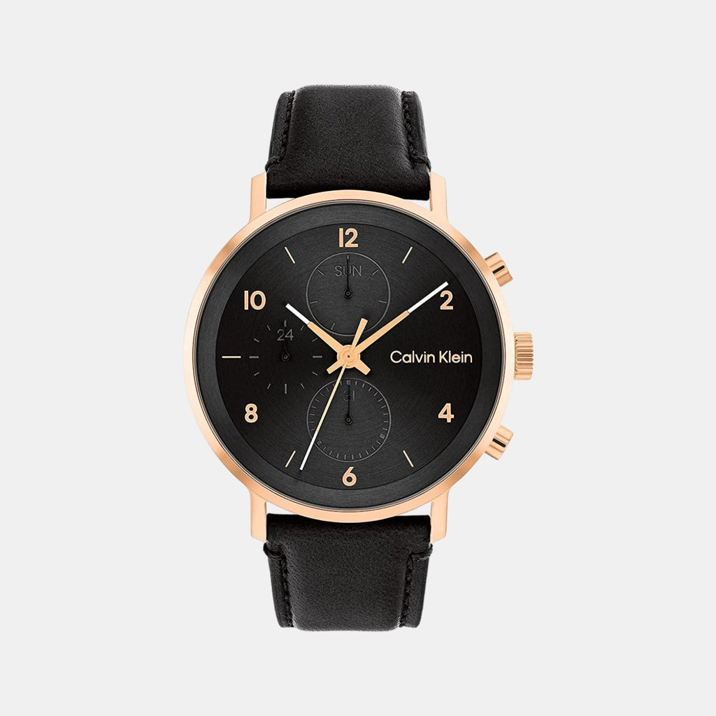 Calvin Klein Round Black Chronograph watch