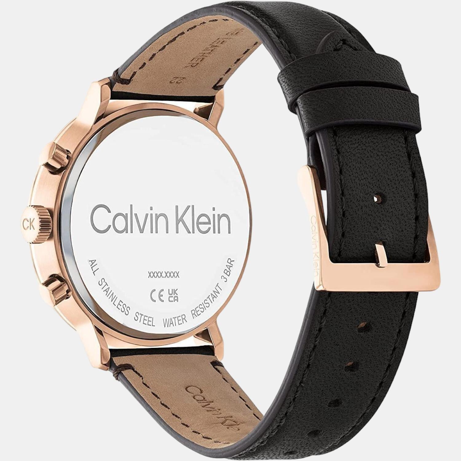 Calvin Klein Men Round Black watch