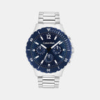Calvin Klein Round Blue Chronograph watch