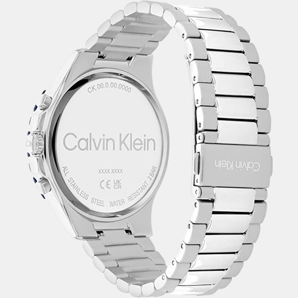 Calvin Klein Men Round Blue watch