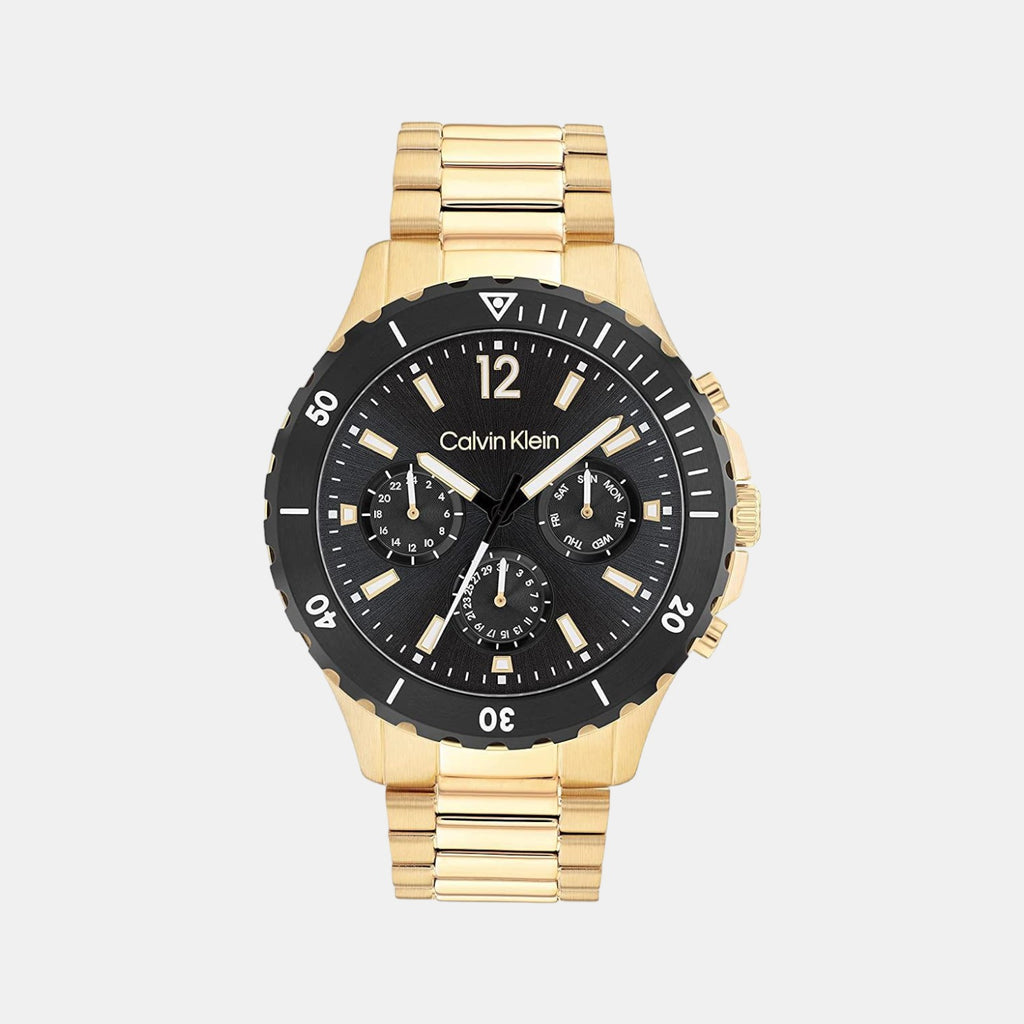 Calvin Klein Round Black Chronograph watch