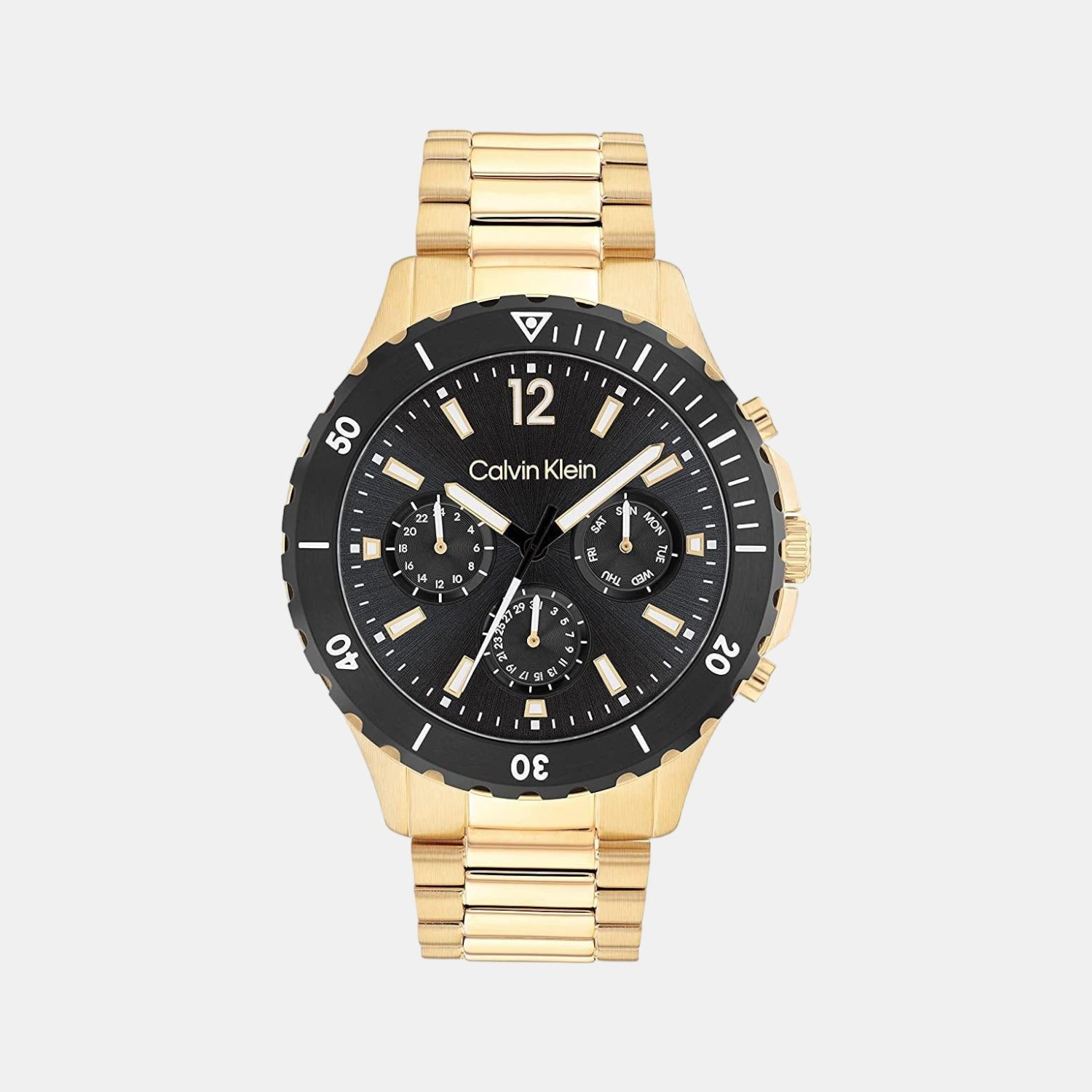 Calvin Klein Round Black Chronograph watch