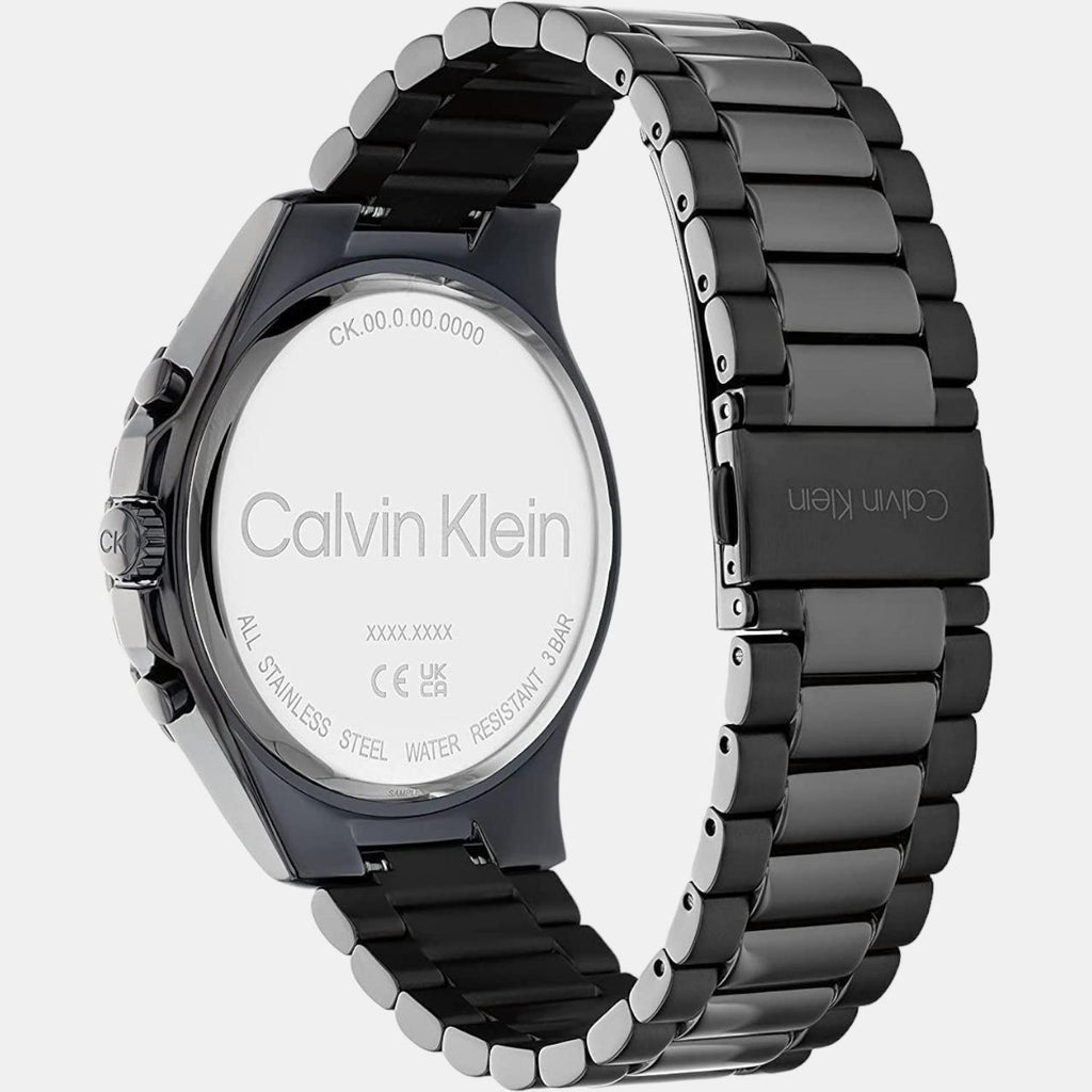 Calvin Klein Men Round Black watch