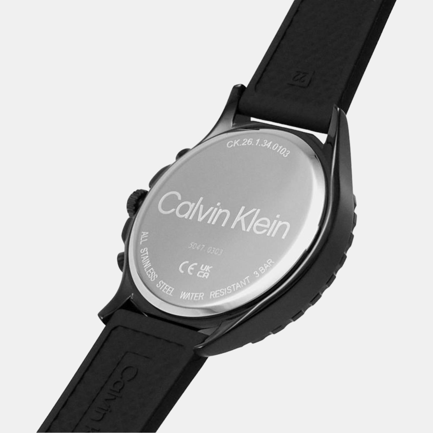 Calvin Klein Silicone Black watch