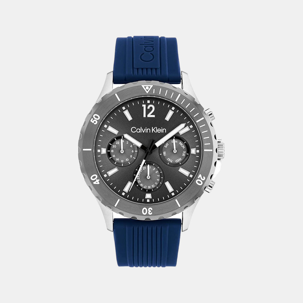 Calvin Klein Round Grey Chronograph watch