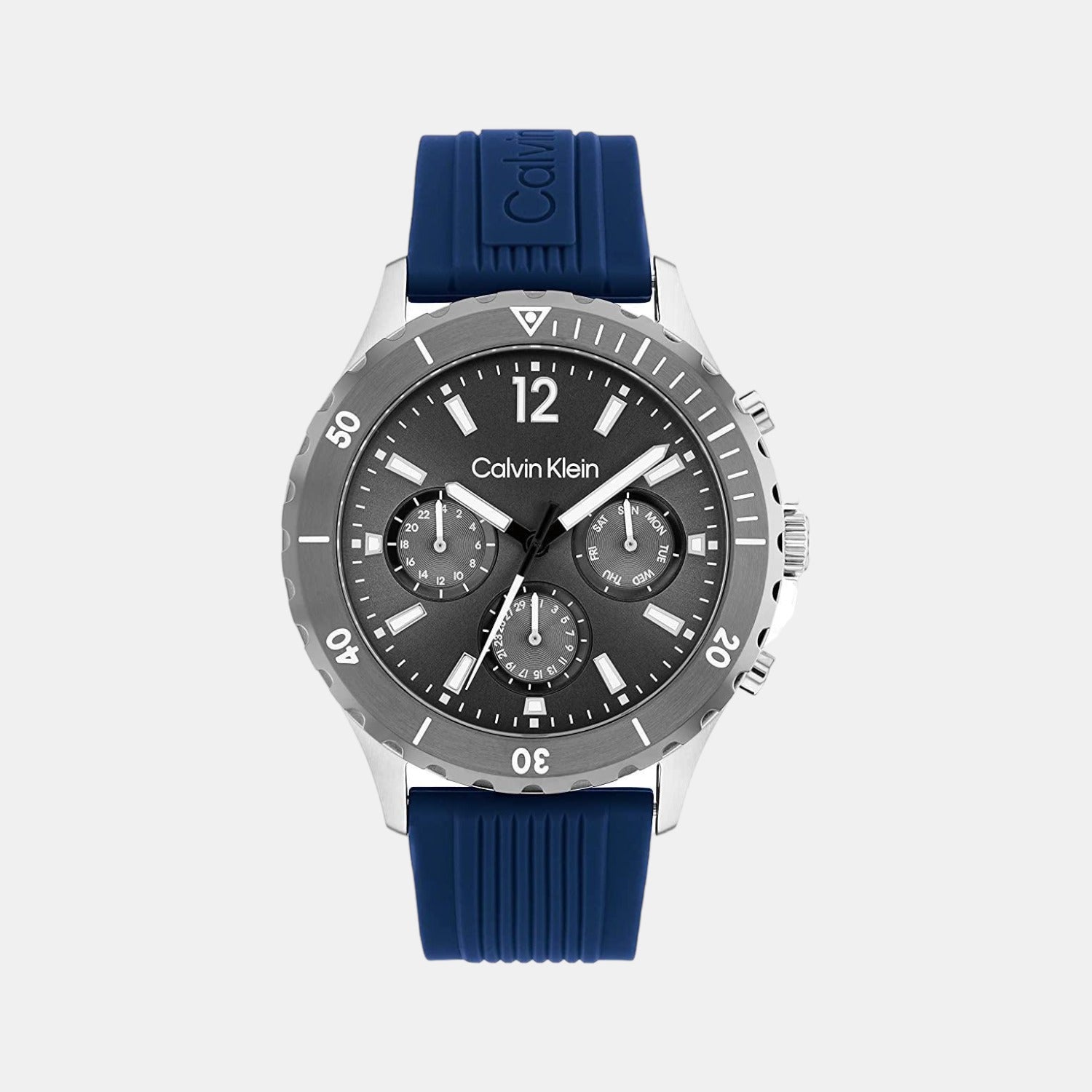 Calvin Klein Round Grey Chronograph watch