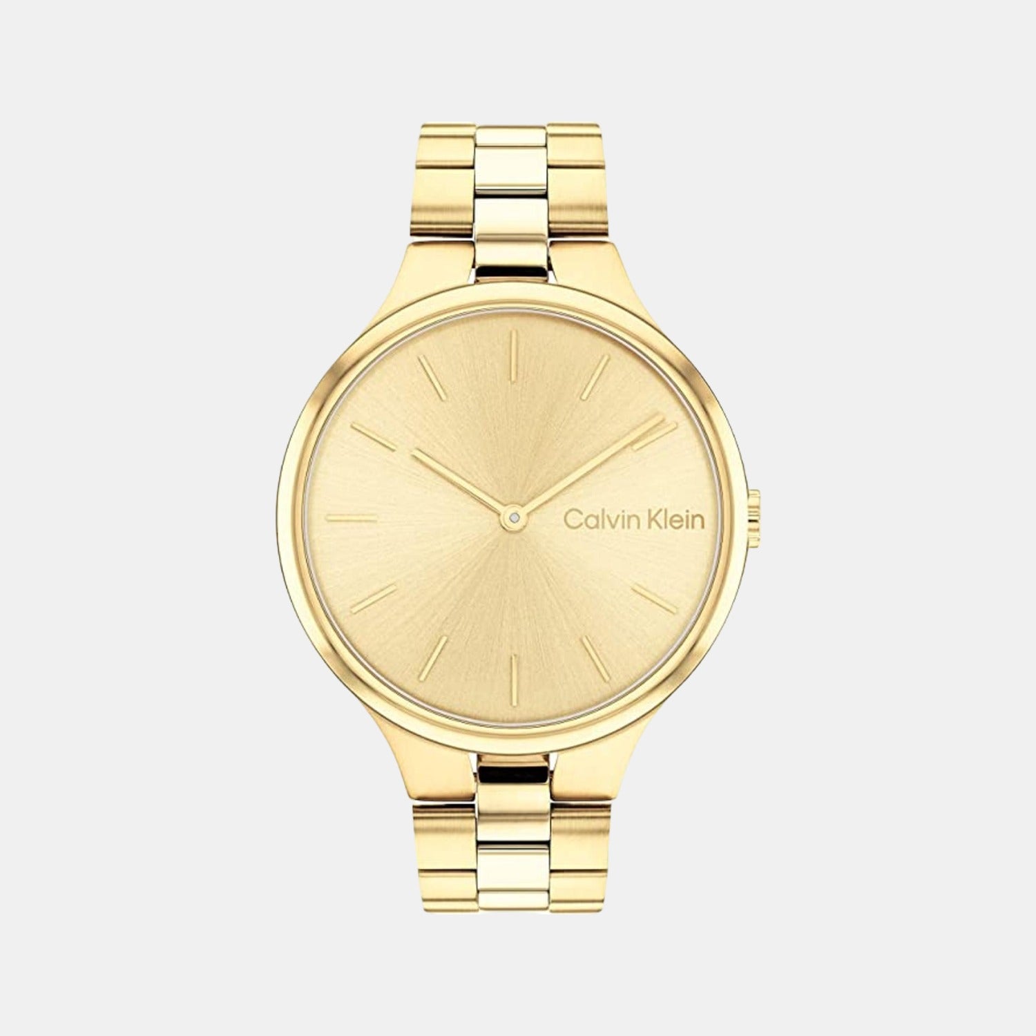 Calvin Klein Round Gold Analog watch