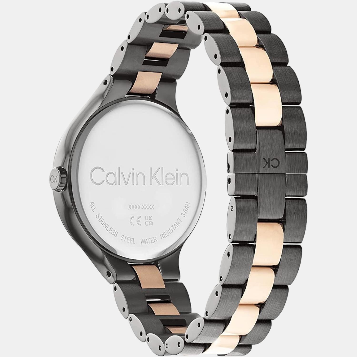 Calvin Klein Women Round Grey watch