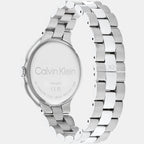 Calvin Klein Women Round Silver watch